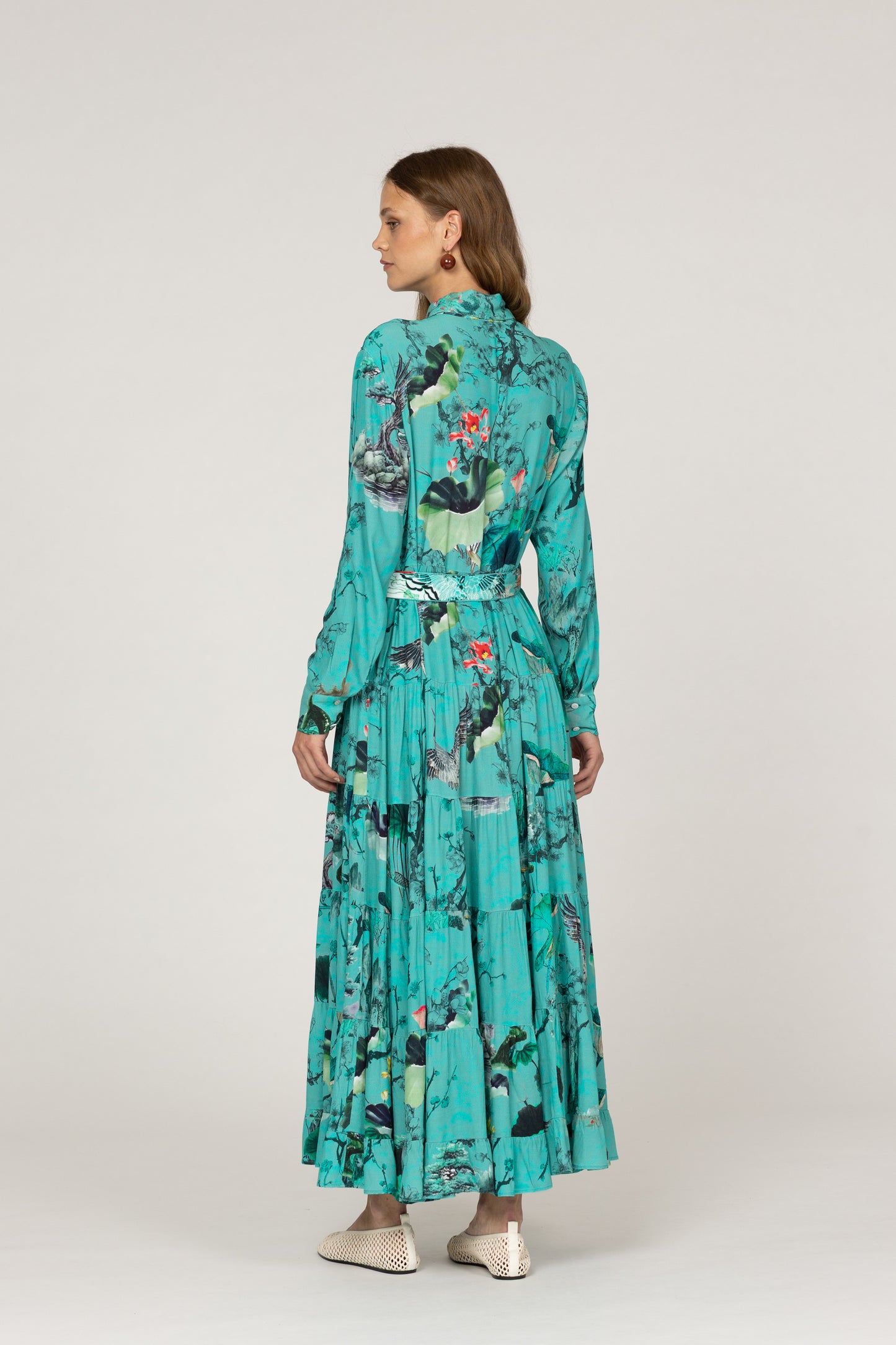 Inoa Maxi Dress In Green