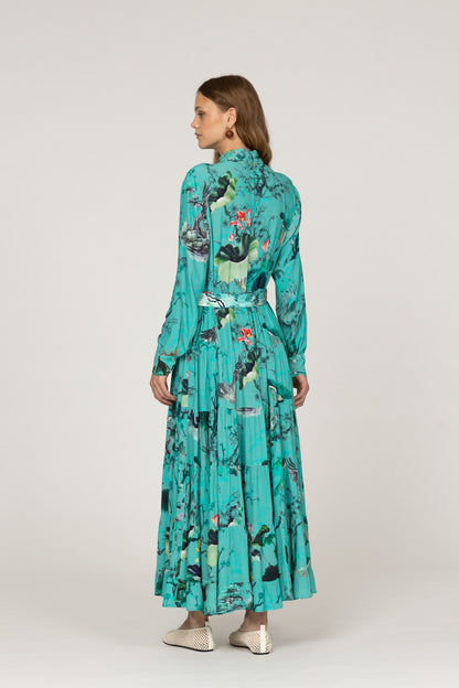 Inoa Maxi Dress In Green