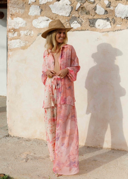 Les Neo Bourgeoises Sool Pink Frenchy Pants