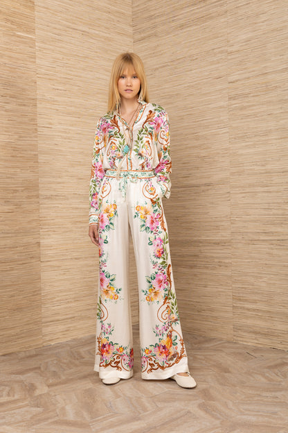 Hale Bob SILK FLORAL TOP