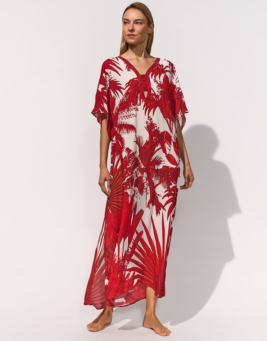 Maryan Mehlhorn Palmaria Kaftan - Creme Rouge