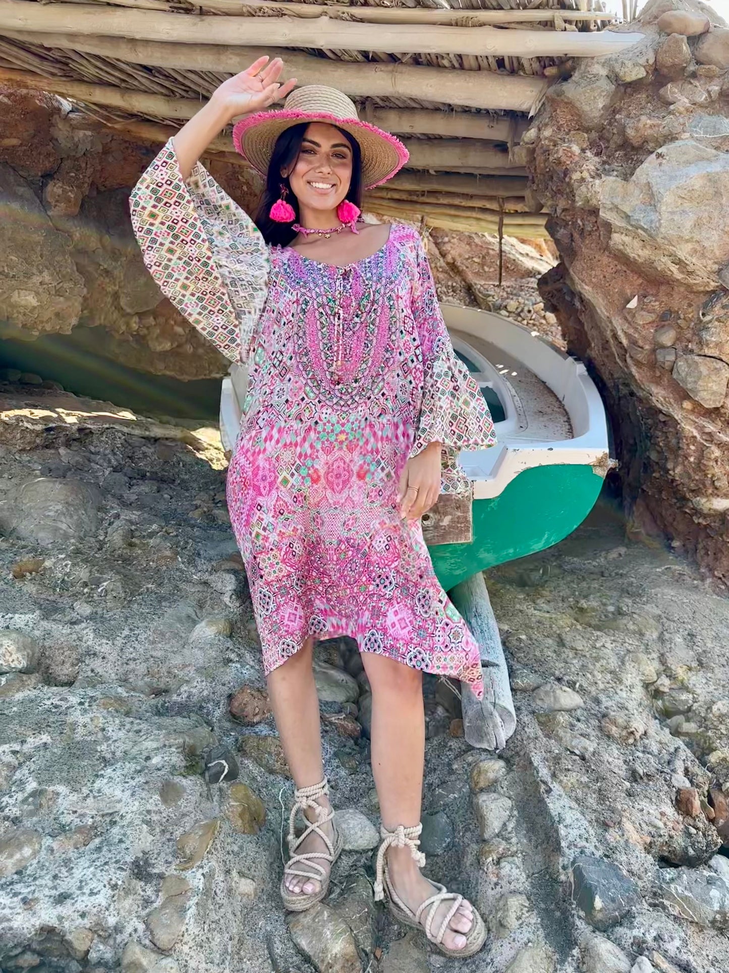 Valery Vain Dress In Gypset Print