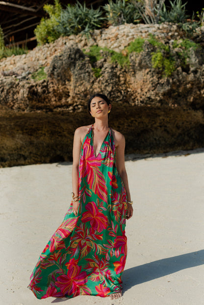 Sundress Natasha Long Dress With Embellishment