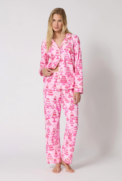 Bedhead Pink Cake Cotton Pyjamas