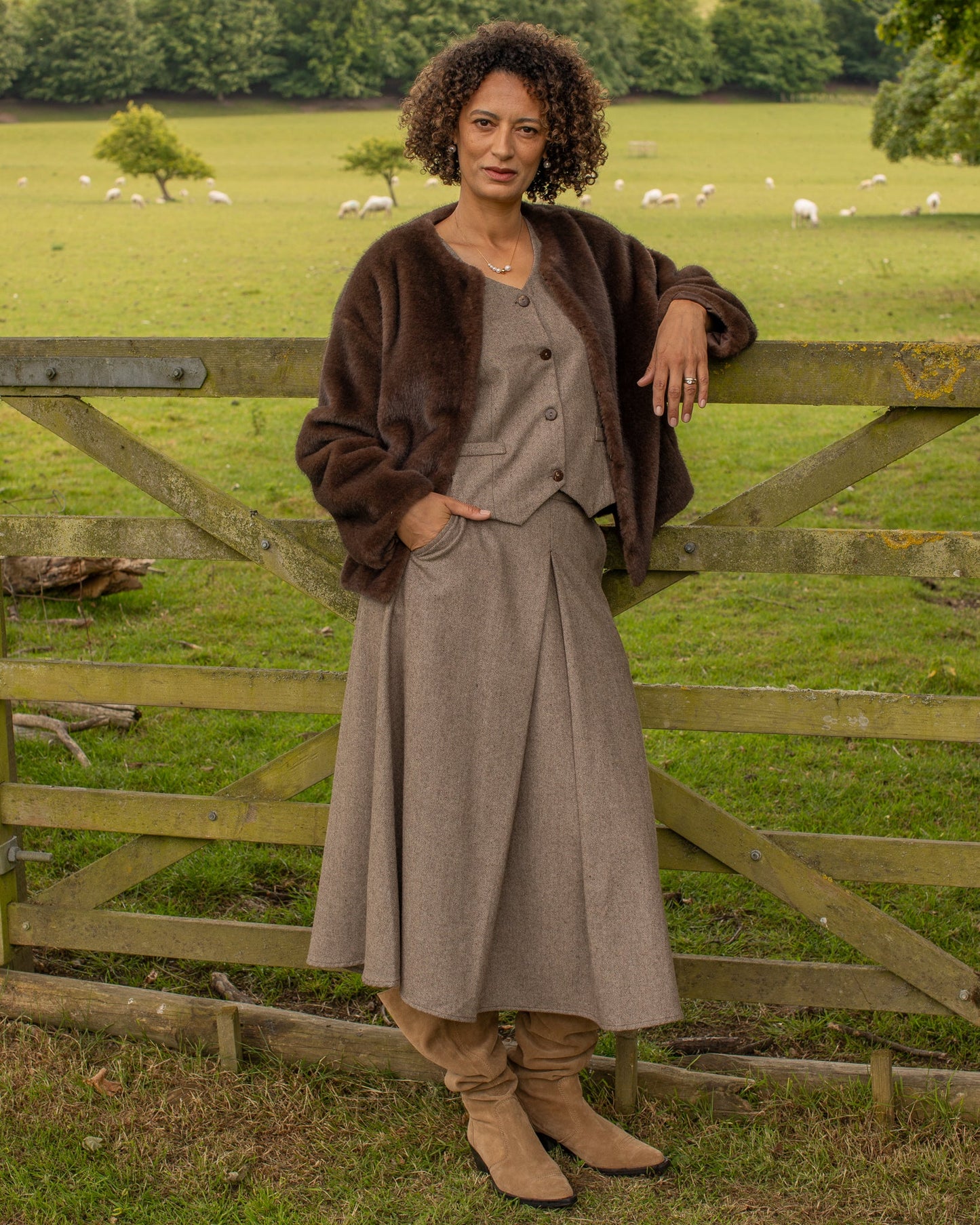 CHALK DELILAH COAT | CAPPUCCINO