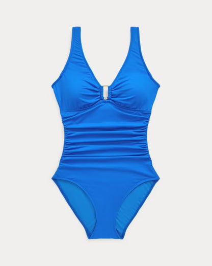 Ralph Lauren Shirred Ring Front One Piece