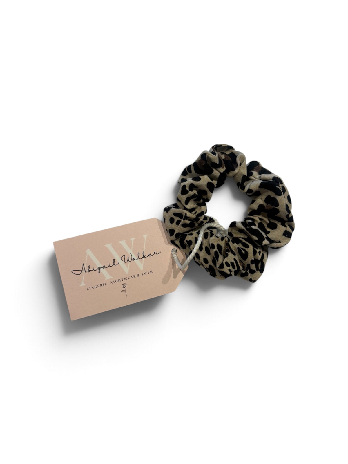 Leopard Print Hair Scrunchy