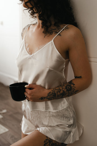 Willow Satin & Lace Nightwear Set