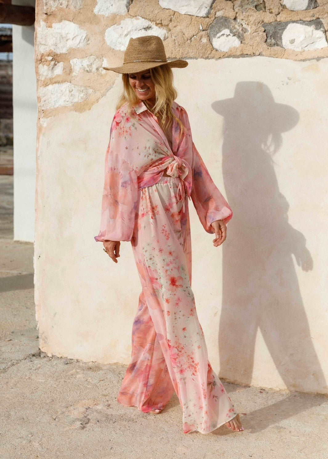 Les Neo Bourgeoises Sool Pink Frenchy Pants