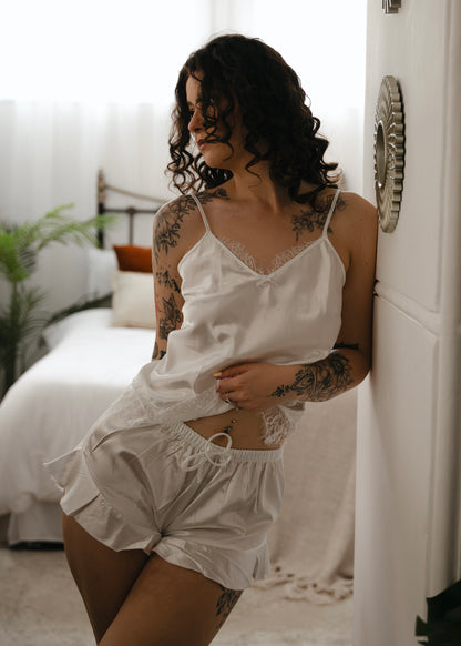 Willow Satin & Lace Nightwear Set