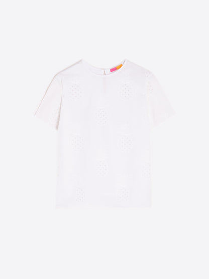 Vilagallo Pinapple Cut Out T-Shirt