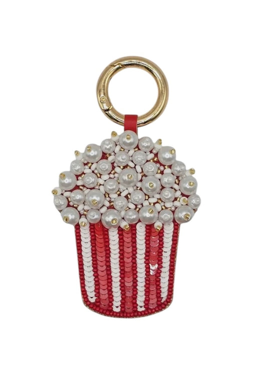 Popcorn Beaded Keyring