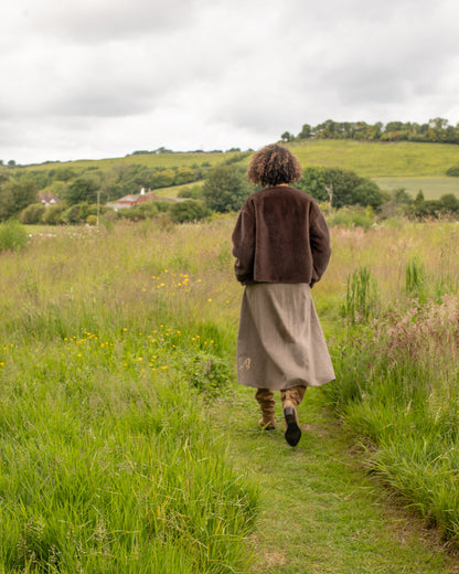 CHALK DELILAH COAT | CAPPUCCINO