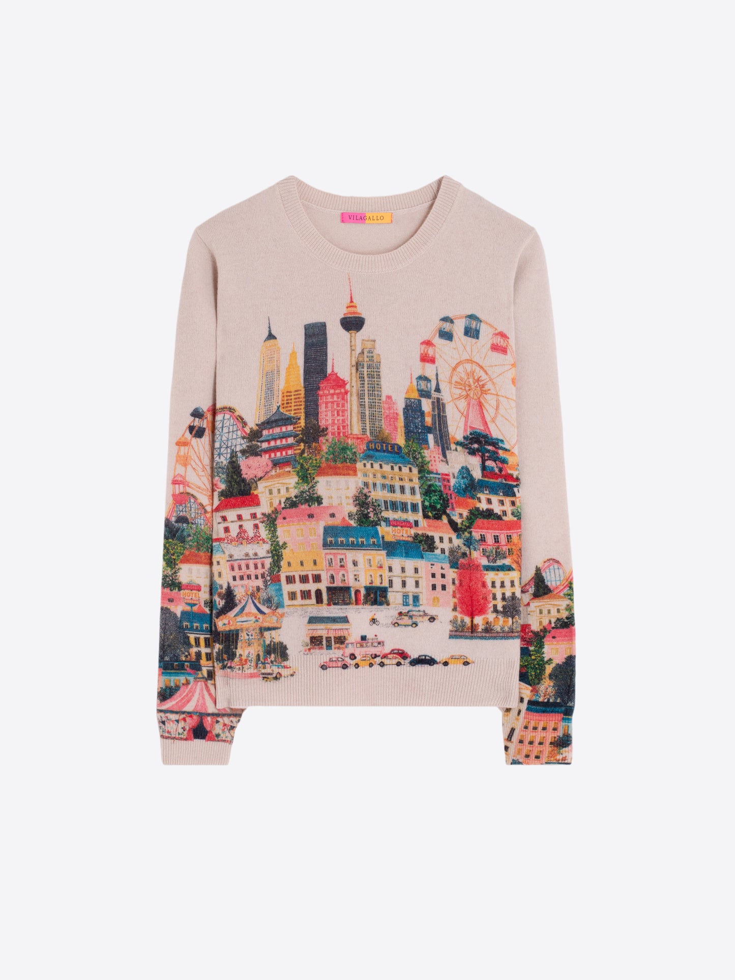 Vilagallo Beige City Sweater