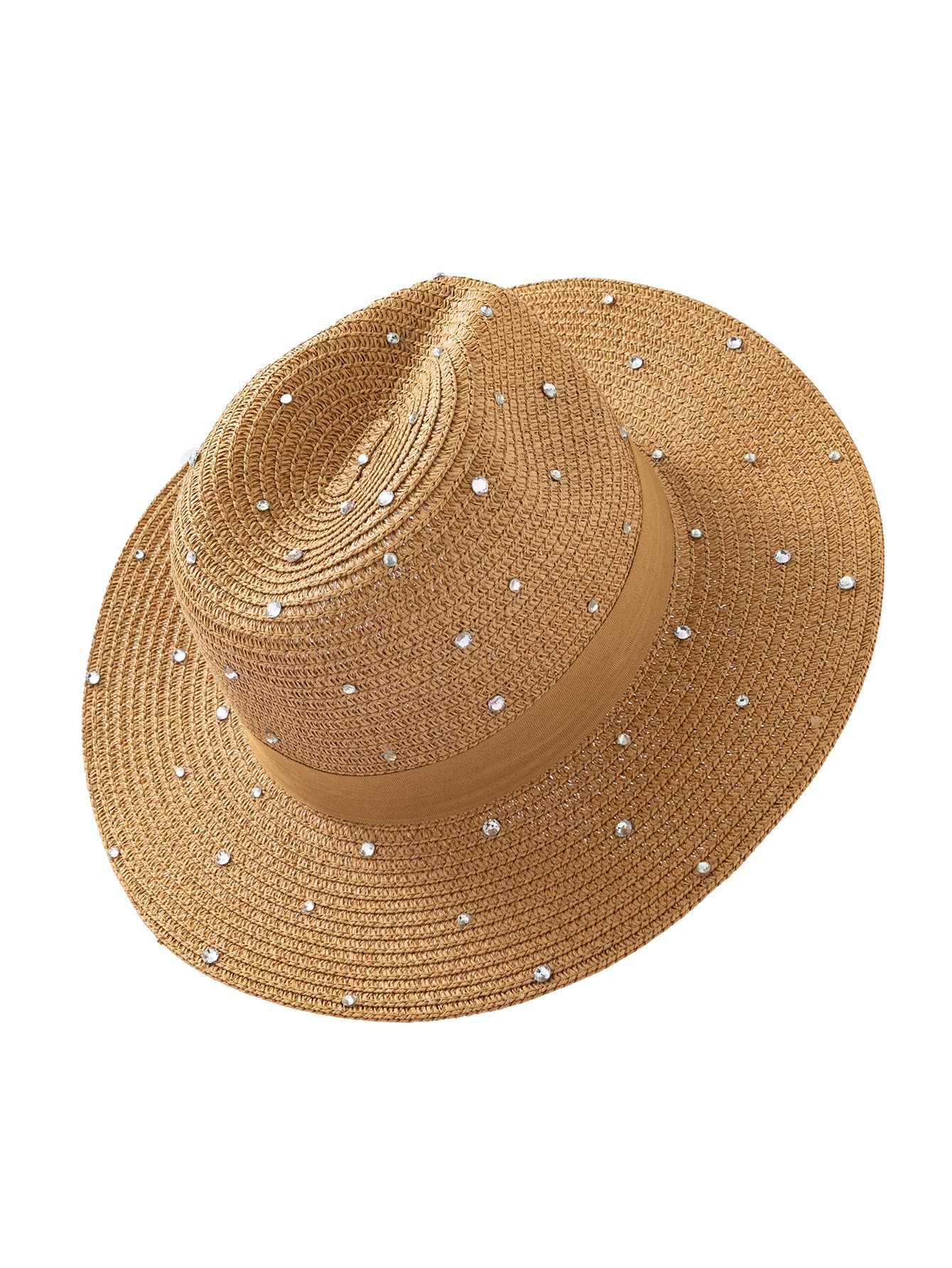 Rhinestone Sunhat In Natural