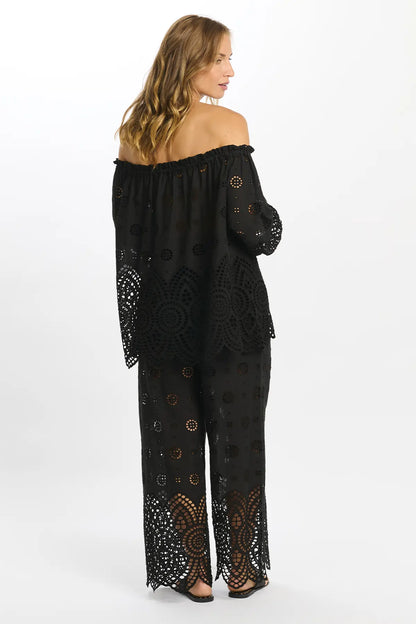 Miss June Rina Trousers In Black