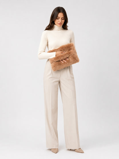 Sorena Faux Fur Clutch