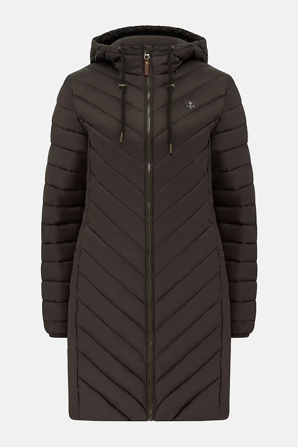 Lighthouse Water Repellent Laurel Raincoat In Cocoa