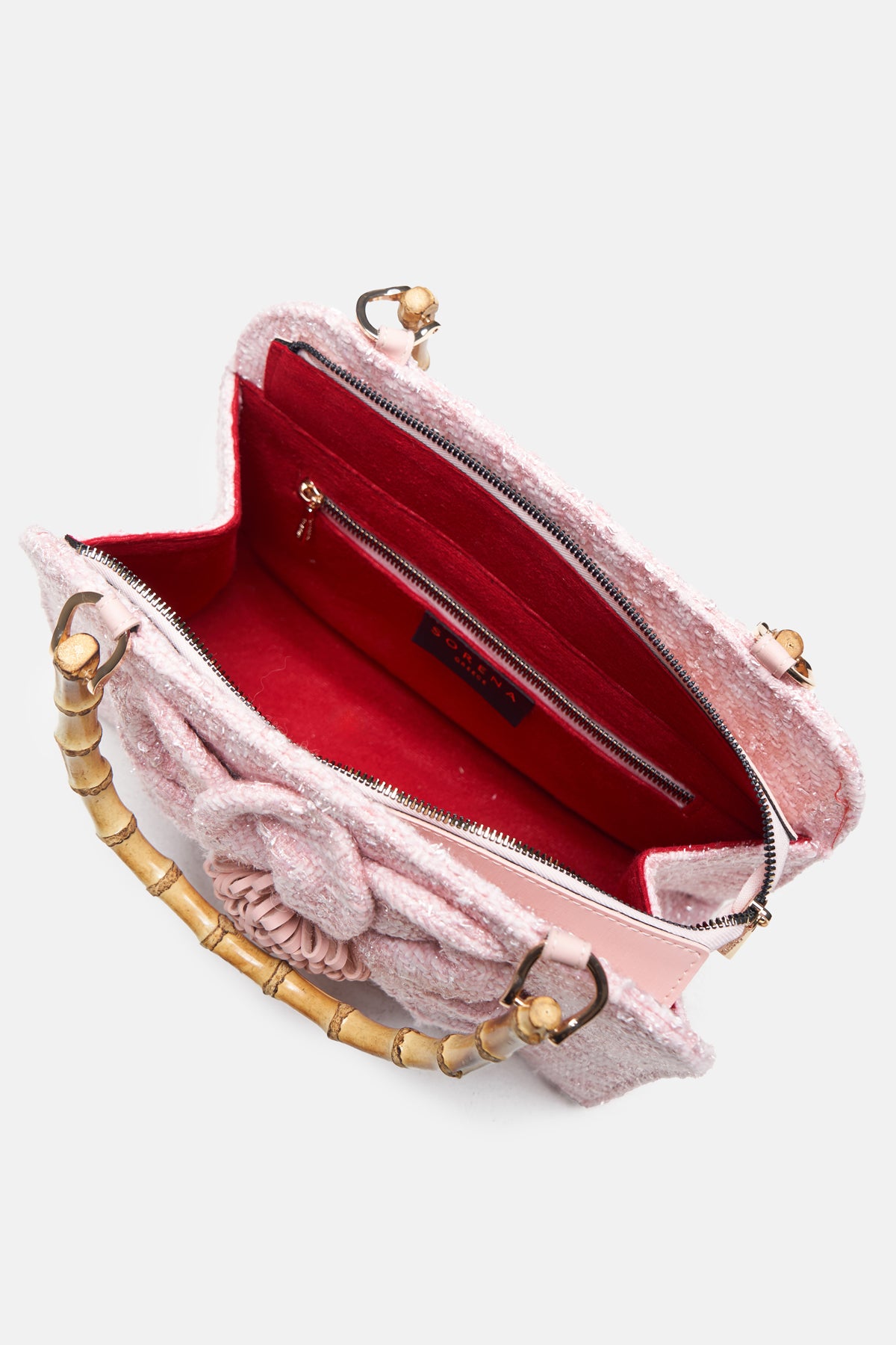 Sorena Greece Paloma Shoulder Bag In Pink