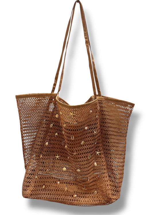 Sea Shell Net Beach Bag
