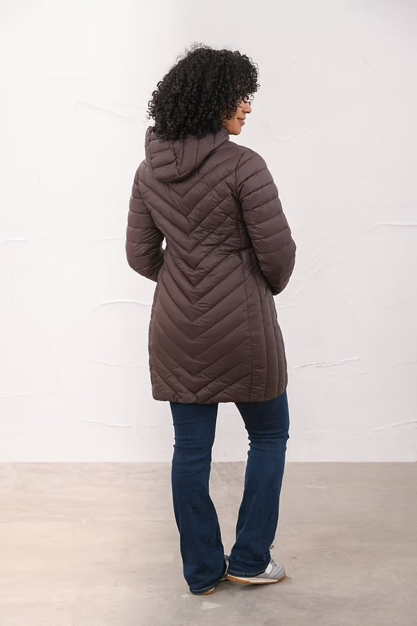 Lighthouse Water Repellent Laurel Raincoat In Cocoa