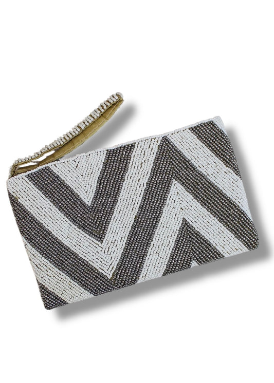 Small Beaded Clutch Bag