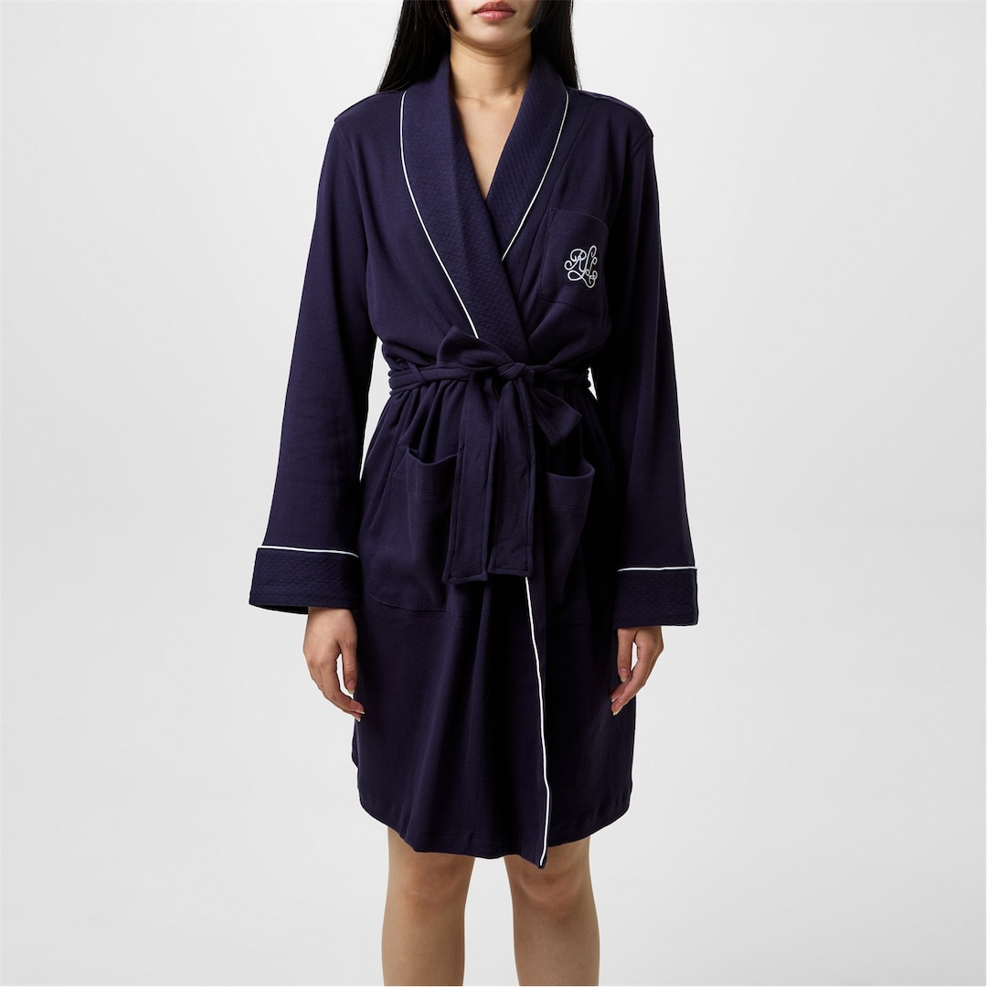 Lauren By Ralph Lauren Navy Robe