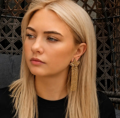 Hold Beaded Shooting Star Earrings