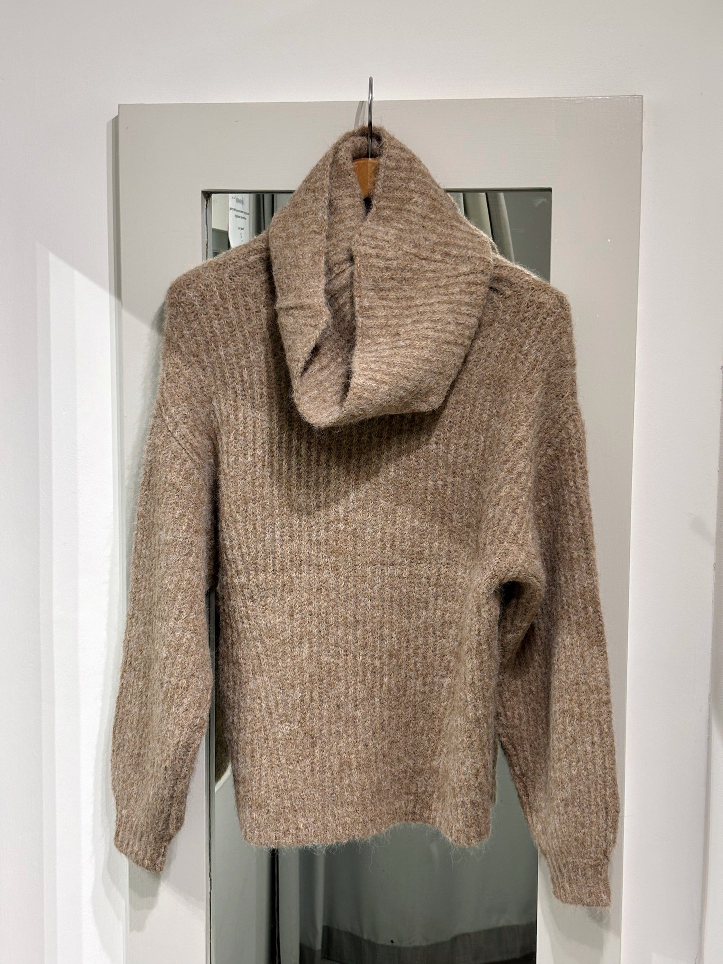 TRIBAL High Neck Cosy Jumper In Pashmina