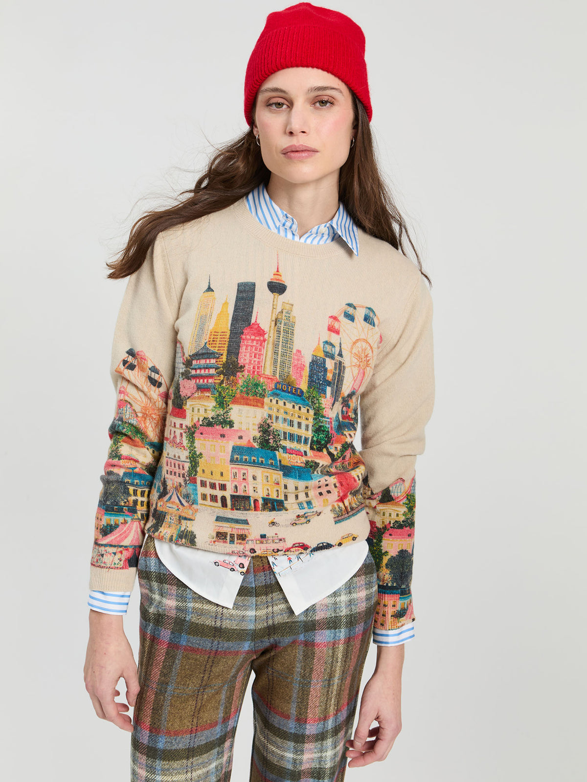 Vilagallo Beige City Sweater