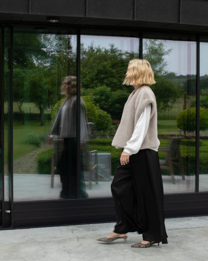 CHALK CLAIRE GILET | GLACIER