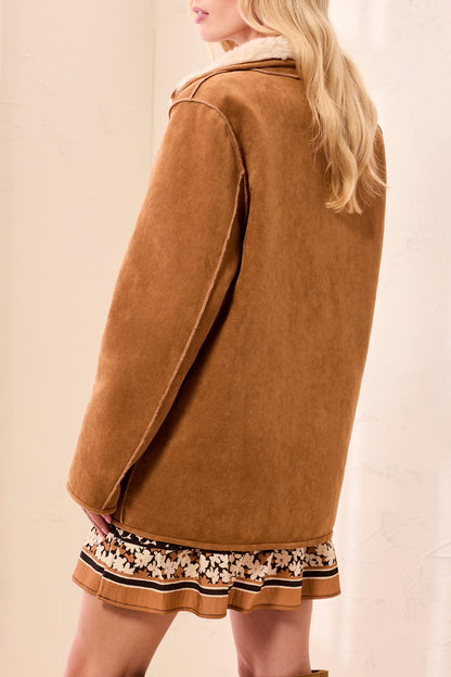 TRIBAL Reversible Teddy Coat