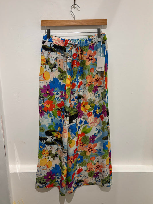 Maryan Mehlhorn Italian Print Trousers