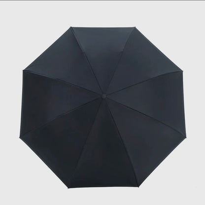 Vintage Rose Garden Upside Down Umbrella in Black