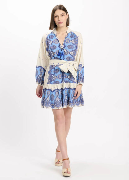 Miss June Danae Short Dress With Belt