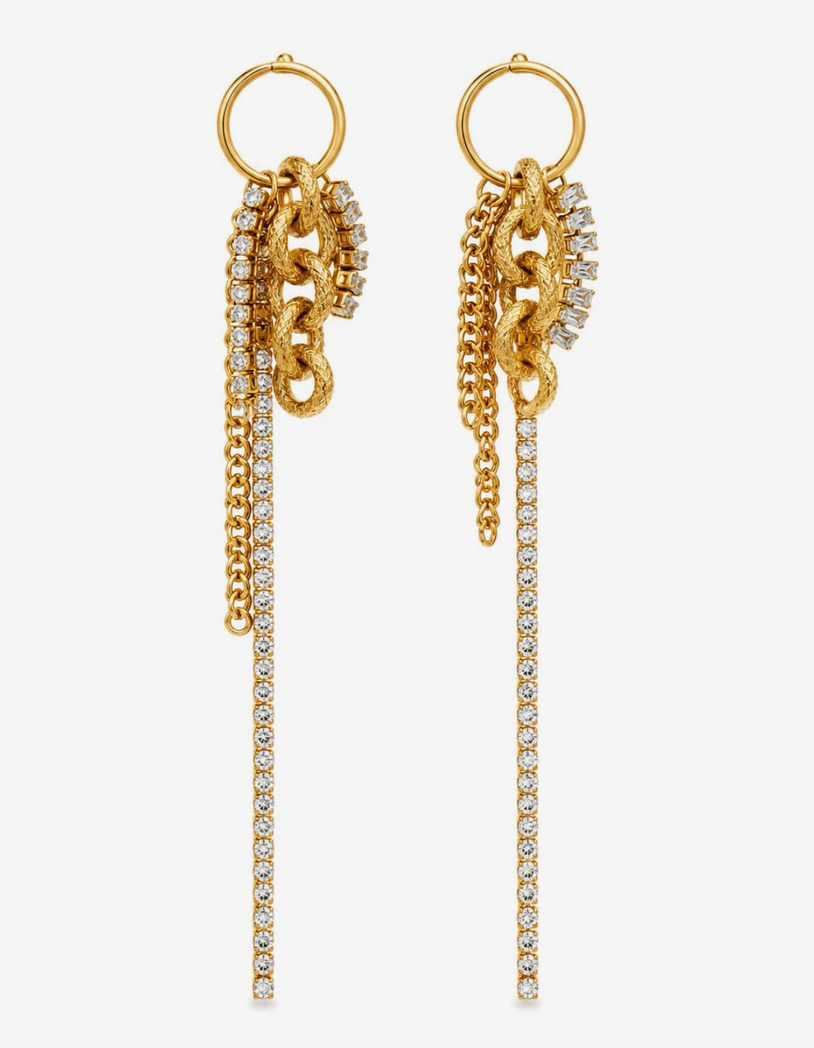 Dangle Diamonté Earrings