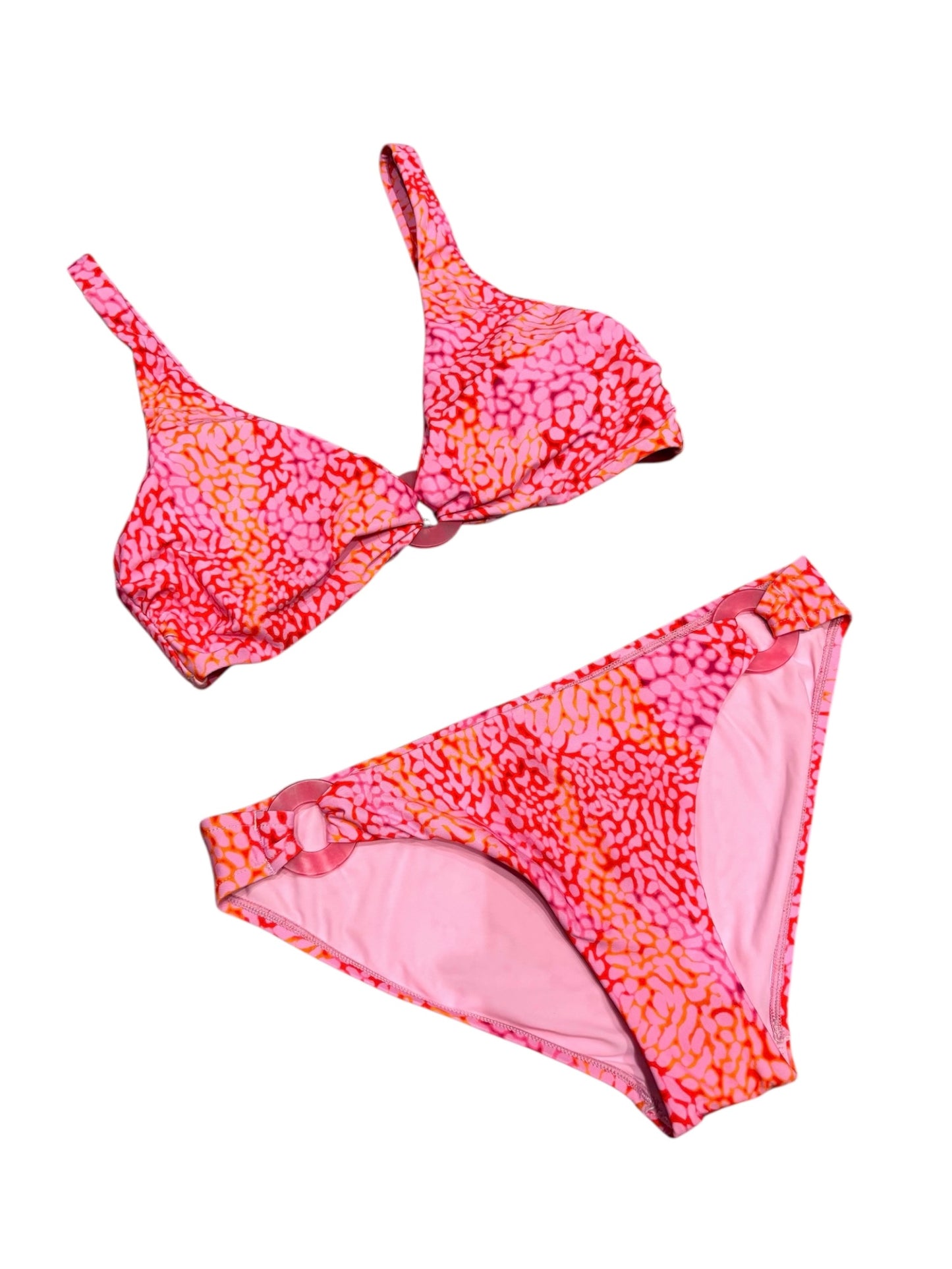 Seafolly SeaSkin Pink Print Bikini Set