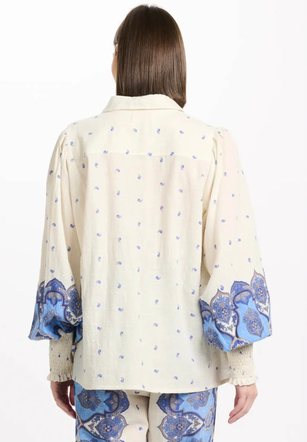 Miss June Viki Shirt In Blue
