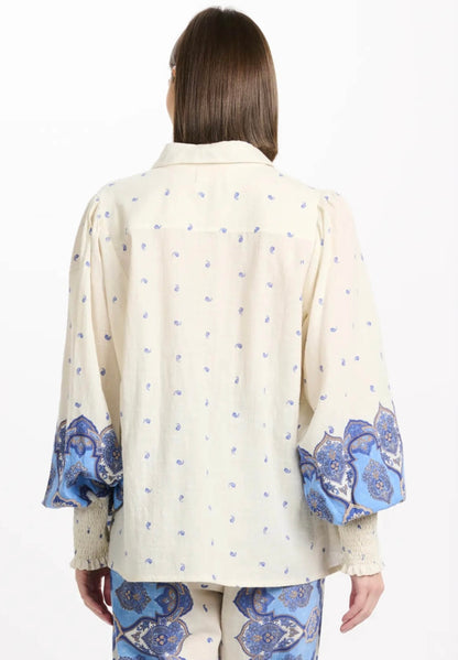 Miss June Viki Shirt In Blue