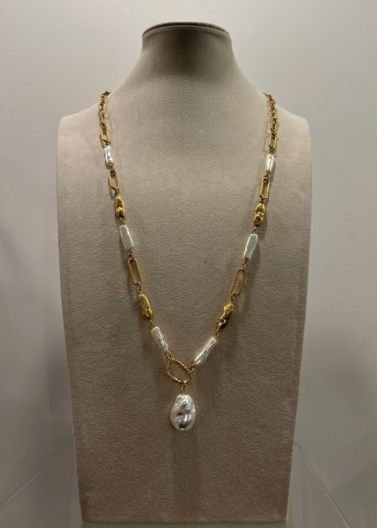 Fresh Water Pearl Long Necklace
