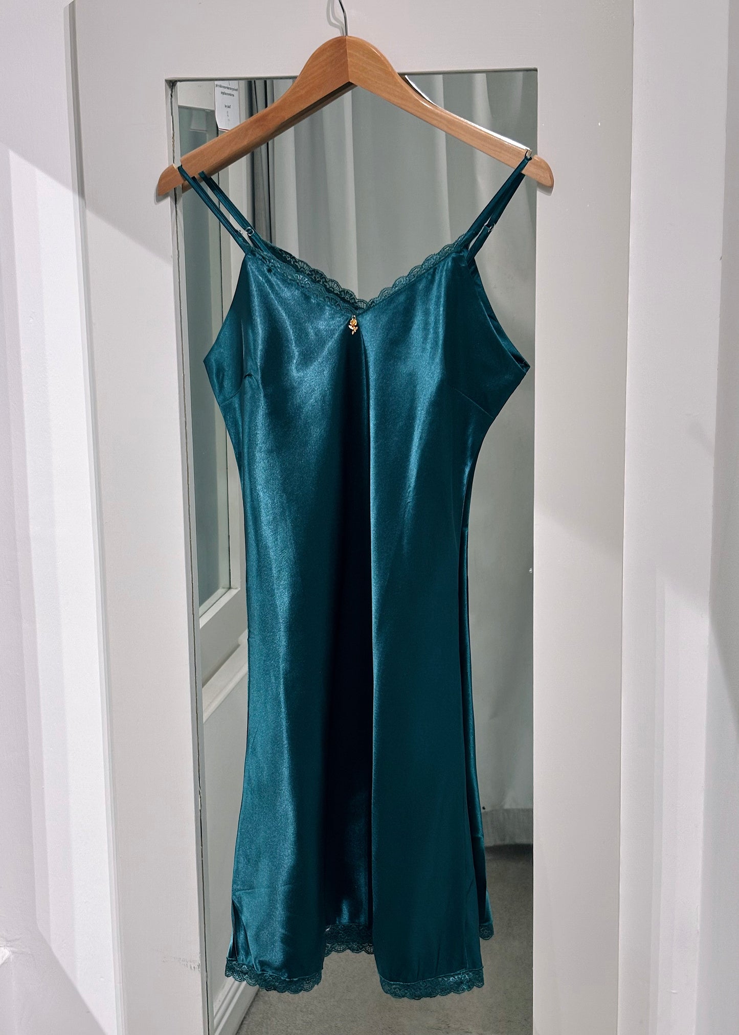 Jade Satin Nightdress