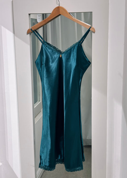 Jade Satin Nightdress