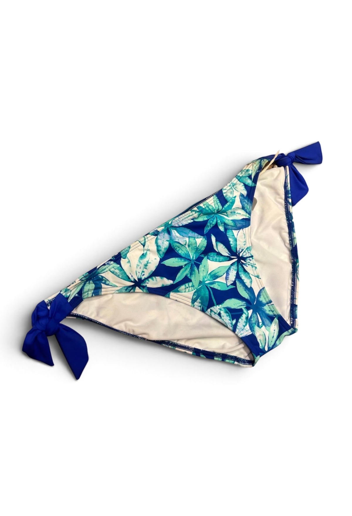 Moontide Green & Blue Print Bikini Bottoms UK 16