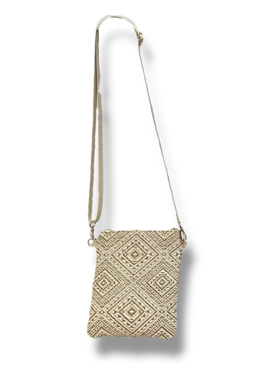 Embroidery Detail Crossbody Bag