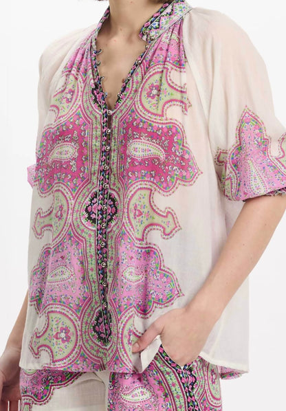 Miss June Shirt Dulce Sleeve 3/4 Shirt