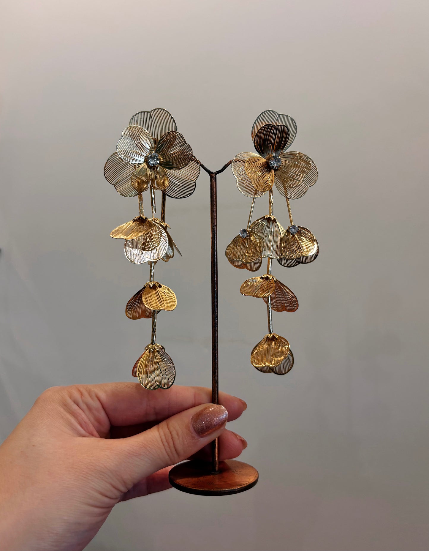 Flower Statement Earrings