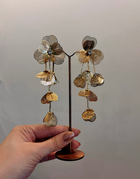 Flower Statement Earrings