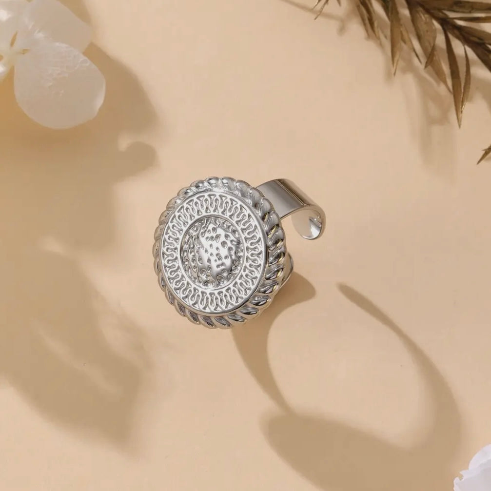 Silver Evangéá Adjustable Ring