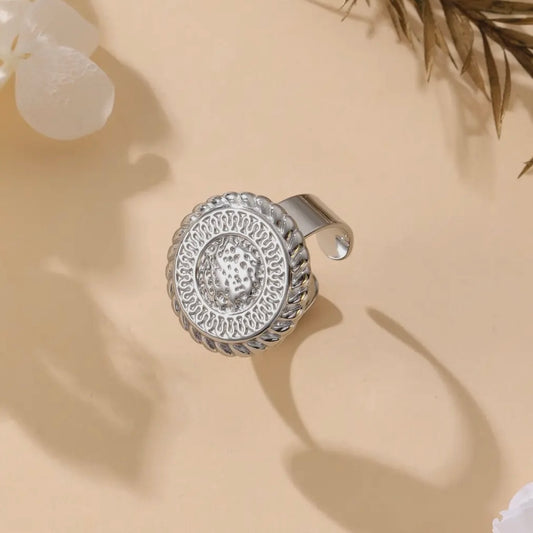 Silver Evangéá Adjustable Ring