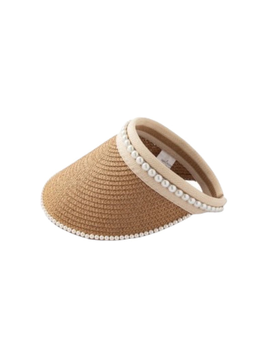 Pearl Detail Sun Visor In Natural